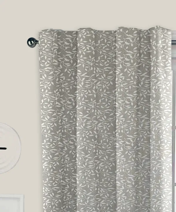 Grey_-_Door_Cotton_Room_Darkening_Door_Curtain_(Pack_of_2_Panel)_(Printed,_Petals_Grey)_214_cm_(7_ft)